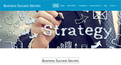 Desktop Screenshot of businesssuccesssecrets.com